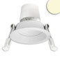 Preview: Isoled LED Einbaustr. Back68, weiß matt, rund, 5W, CRI90, 3000K, schwenkbar, rückvers., UGR<12, dimmbar 117123