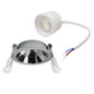 Preview: Isoled LED Einbaustr. Back68, alu glänzend, rund, 5W, CRI90, 2700K, schwenkbar, rückvers., UGR<12, dimmbar 117130