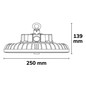 Preview: Isoled LED Hallenleuchte ECO, PowerSwitch 60W/80W/100W, 120°, IP65, neutralweiß 117140