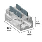 Preview: Isoled Kontakt-Verbinder Multi (max. 5A) K3-205 für 2-pol. IP20 Flexstripes mit Breite 5mm 117149