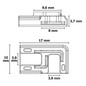 Preview: Isoled Kontakt-Verbinder 90° (max. 5A) K3-208 für 2-pol. IP20 Flexstripes mit Breite 8mm 117152