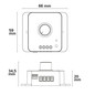 Preview: Isoled Sys-Pro Funk Multi-PWM Drehdimmer, 3s Soft-On/Soft-Off, 1 Kanal, 12-24V DC 8A, 36-48V 6A 117157