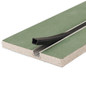 Preview: Isoled Plaster 10 One Gipskarton-Feuchtraumplatte 12.5mm, mit Profileinsatz inkl. Schutzcover, 100cm 117215