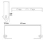 Preview: Isoled Montagebügel für 117140 Hallenleuchte ECO 117219