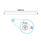 Preview: Isoled LED Linearleuchte HP2 150cm, IP69K, 160 lm/W, 50W, 4000K 117224