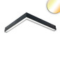 Preview: Isoled Track48 Eckleuchte horizontal schwarz, 20W, 120°, 48V DC, 1800-4000K,CRI90, Line+, DALI DT8 117228