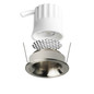 Preview: Isoled LED Einbaustrahler BACK32, nickel geb., rund, 5W, CRI90, 2700K, rückversetzt, Honeycomb, dimmbar 117250
