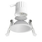 Preview: Isoled LED Einbaustrahler BACK45, weiß matt, rund, 5W, CRI90, 3000K, rückversetzt, Honeycomb, dimmbar 117266