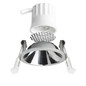 Preview: Isoled LED Einbaustrahler BACK45, alu glänzend, rund, 5W, CRI90, 3000K, rückversetzt, Honeycomb, dimmbar 117274