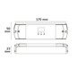 Preview: Isoled LED Dual-Push-SPI-Controller für 8-960 Pixel sequenziell, 5-24V DC, 15A 117309