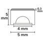 Preview: Isoled LED NEON927 MiniCut MiniAmp Black Flexband, 24V DC, 7W, IP20, 2500K, 1.2m Rolle, 400 LED/m 117328