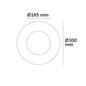 Preview: Isoled Loch Adapterring ID 165mm - AD 300mm 117351