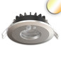 Preview: Isoled LED Einbaustrahler Vario-68 mit PIR-Sensor 6W, 60°, 2700/3000/4000/6000K, IP65, CRI90, nickel gebürstet 117352