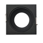 Preview: Isoled Einbaurahmen für MR11/GU10 Mini Spots, eckig, schwarz 117361
