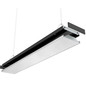 Preview: Isoled LED Langfeldleuchte, 120x20cm, schwarz, PowerSwitch 25/30/35/40W, UGR<19 2H/2H, ColorSwitch 3000/4000/5000K, DALI dimmbar 117367