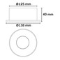 Preview: Isoled LED Einbauleuchte Sphere gold/schwarz, 2700K, 10W, CRI90, dimmbar 117375