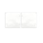 Preview: Isoled Endkappe Alu EC131 für Curtain10 ONE HIGH mit VISOR, 1 Paar (links & rechts), weiß 117409