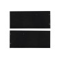 Preview: Isoled Endkappe Alu EC129 für Curtain10 DOUBLE mit VISOR, 1 Paar (links & rechts), schwarz 117411