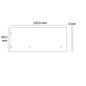 Preview: Isoled Endkappe Alu EC129 für Curtain10 DOUBLE mit VISOR, 1 Paar (links & rechts), weiß 117412