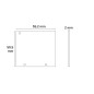 Preview: Isoled Endkappe Alu EC133 für Curtain10 ONE FLAT mit VISOR, 1 Paar (links & rechts), schwarz 117414