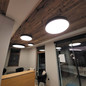 Preview: Isoled LED Deckenleuchte UGR<19 2H, schwarz, 60W/70W, IP44, DN800, ColorSwitch 2700/3000/4000K, dimmbar 117501