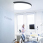 Preview: Isoled LED Deckenleuchte UGR<19 2H, schwarz, 80W/100W, IP44, DN1000, ColorSwitch 2700/3000/4000K, dimmbar 117507
