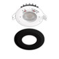 Preview: Isoled LED Einbaustrahler Vario-68, 6W, 60°, 2700/3000/4000/6000K, IP65, CRI90, schwarz 117542