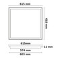 Preview: Isoled LED Panel Frame 625, 24V DC, 30W, 3 Kanal RGB, exkl. Trafo 117571