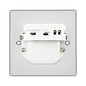 Preview: Isoled LED Wandeinbauleuchte Sys-Wall68 230V, PIR Master/Slave, 3W, 3000/4000/6000K, exkl. Dose/exkl. Cover 117572