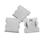Preview: Isoled Endkappen-Set EC134 für LED Profil GROUND-OUT16, Kunststoff, 3 STK 117579