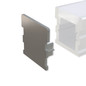 Preview: Isoled Endkappen-Set EC134 für LED Profil GROUND-OUT16, Kunststoff, 3 STK 117579
