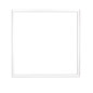 Preview: Isoled Einlegerahmen rückversetzt weiß RAL 9016 für LED Panel 625x625 117585