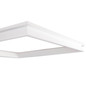 Preview: Isoled Einlegerahmen rückversetzt weiß RAL 9016 für LED Panel 625x625 117585