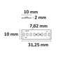 Preview: Isoled LED HEQ918/940 CCT Flexband, 48V DC, 6W+6W, IP20, 10m Rolle, 256 LED/m 117590