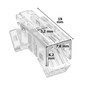 Preview: Isoled Kontakt-Verbinder (max. 5A) K3-205 für 2-pol. IP20 Flextripes mit Breite 5mm 117594