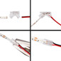 Preview: Isoled Kontakt-Verbinder (max. 5A) K3-208 für 2-pol. IP20 Flextripes mit Breite 8mm 117595