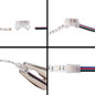 Preview: Isoled Kontakt-Kabelanschluss (max. 5A) K3-510 für 5-pol. IP20 Flextripes mit Breite 10mm 117598