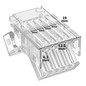 Preview: Isoled Kontakt-Kabelanschluss (max. 5A) K3-510 für 5-pol. IP20 Flextripes mit Breite 10mm 117598