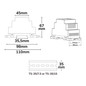 Preview: Isoled DALI-2 DT6 4 Adressen / DT8 4-Kanal 1 Adresse Multi-PWM Hutschienen Dimmer, 12-24V 4x5A, 36-48V 4x3A 117683
