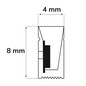 Preview: Isoled LED NEON927 Flexband B04H08, 24V DC, 10W, IP67, 2700K, 5m Rolle, 180 LED/m, inkl. Montageclips 117688