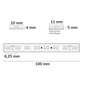 Preview: Isoled LED AQUA918/940 Linear CCT Flexband, 24V DC, 7W/7W, IP68, 5m Rolle, 160LED/m 117714