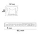 Preview: Isoled LED TM1934 Wallwasher SPI Flexband, 24V, 10W, IP67, 4000K, 10m Rolle, 72LED/m, 6LED/IC 117736