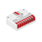 Preview: Isoled PowerSplitter 2-pol. x 9, 5-48V DC, 0.5mm² - 3mm² (6-10A) auf 0.25 1,5mm² (3-10A), weiß, max. 25A 117751