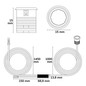 Preview: Isoled MiniAMP Smart-Drucktaster mit Dimmfunktion, 12-24V DC, 3A 117760