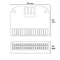 Preview: Isoled PowerSplitter 3-pol. x 6, 5-48V DC, 0.5mm² - 3mm² (6-10A) auf 0.25 1,5mm² (3-10A), weiß, max. 25A 117783