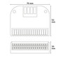 Preview: Isoled PowerSplitter 4-pol. x 4, 5-48V DC, 0.5mm² - 3mm² (6-10A) auf 0.25 1,5mm² (3-10A), weiß, max. 25A 117784
