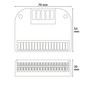 Preview: Isoled PowerSplitter 5-pol. x 3, 5-48V DC, 0.5mm² - 3mm² (6-10A) auf 0.25 1,5mm² (3-10A), weiß, max. 25A 117785