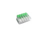 Preview: Isoled Hebelklemme, 5-polig, 0,2-4mm², 25Stk, 450V/32A, alle Leiterarten, werkzeuglos Kabel verbinden 117908