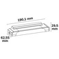 Preview: Isoled Notstrom-Akkumodul EL-T Selftest LiFePO4 6000mAh, 5W für LED Panels (10-90V DC) 117909