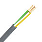 Preview: Isoled Kabel PVC ummantelt, grau, 4x0,5mm² LIYY, Meterware 117911